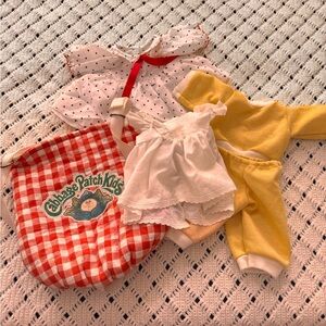 Cabbage Patch Kids Doll Clothes Lot - off brand/homemade